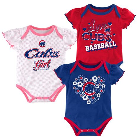 chicago cubs baby girl clothes
